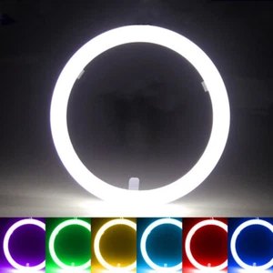 2PCS 60mm/70mm/80mm/90mm/100mm/110mm Car COB LED Angel Eyes Halo Ring Fog Lights - Picture 1 of 22