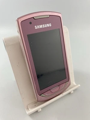 Samsung GT-S5620 Monte Pink Unlocked 200MB 3.0" 3MP Wi-Fi Smartphone Fault #C06 - Image 1 of 4