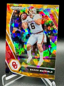 Selecciones del draft Panini Prizm 2021 - Orange Ice Prizm #25 Baker Mayfield - Imagen 1 de 2