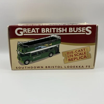 Autobús ATLAS EDICIONES 4655102 1:76 BRISTOL LODEKKA TECHO ABIERTO SOUTHDOWN NUEVO Foto 1 de 4