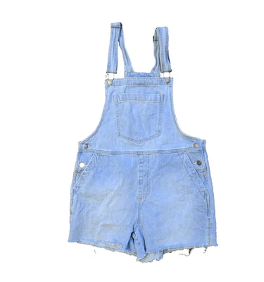 Mono corto Universal Thread Denim Engineer para mujer talla 6 lavado claro Foto 1 de 4