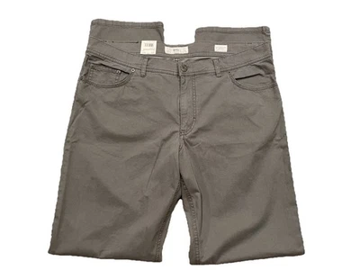 Pantalones de mezclilla Brax para hombre Cooper elegantes 38 x 34 gris algodón elástico se sienten bien nuevos con etiquetas Foto 1 de 4