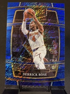 2021-22 Panini Select #53 Derrick Rose Blue Shimmer Prizms - Bild 1 von 2