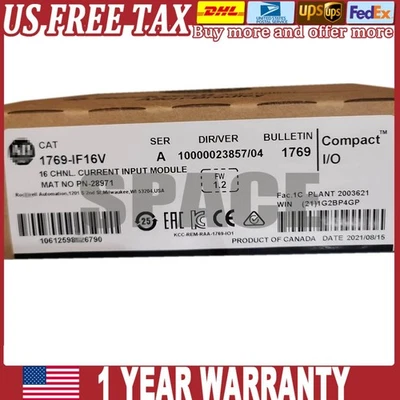 NEW AB 1769-IF16V CompactLogix Analog Input Module PLC 1769IF16V US Free Tax - Image 1 of 4