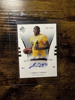 2007 SP AUTHENTIC LAWRENCE TIMMONS AUTO ROOKIE /999 - Image 1 of 2