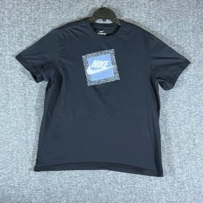Camiseta Nike Negra Estampado Gráfico Camiseta Para Hombres XL La Camiseta Nike Hecha en Nicaragua Foto 1 de 4