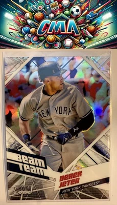 2021 Stadium Club Chrome #BTC-1 Derek Jeter Beam Team - Image 1 of 2
