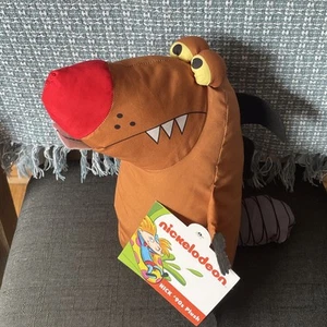 Nickelodeon 90er Plüsch Serie 2 Angry Beavers Daggit weiche Plüschpuppe 12 Zoll Neu mit Etikett - Bild 1 von 6