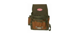 Tool Pouch, 9-Pocket, Poly Ripstop Fabric, Brown/Green, 7-1/2 in W, 9 in H, 3 in - Picture 1 of 8