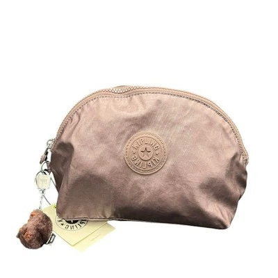 Bolso de Cosméticos Kipling Zadok Púrpura Metálico Mono Llavero Bolsa Foto 1 de 4