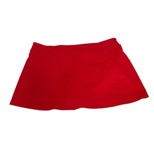 Lands' End Red Swim Skirt Bottom Women Plus 18 Swimsuit Cover Up Active Skort - Picture 1 of 7
