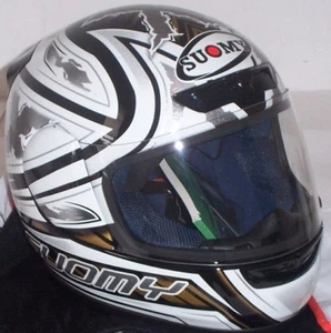Casco de moto Suomy Apex Steely plateado talla grande nuevo - Imagen 1 de 4