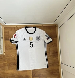 Germany 2015 Home Jersey Adidas White Shirt Size Medium Football Soccer Size XL - Picture 1 of 9