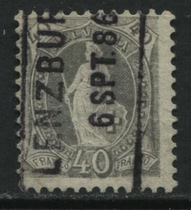 Switzerland 1882 40 centimes grey perf 11 1/2 by 12 used - Picture 1 of 1