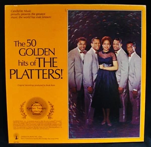 THE PLATTERS~The 50 Golden Hits Of The Platters~4 LP Box Set~CANDLELIGHT (NMint) - Picture 1 of 2