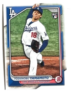 2024 BOWMAN YOSHINOBU YAMAMOTO PAPER BASE LOS ANGELES DODGERS RC #36 - Picture 1 of 1