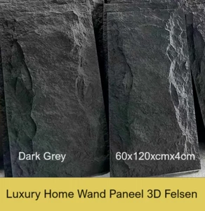 Wandpaneele 3D Felsen Luxus Home Dekoration Wand XXL 60x120cm Terrarium Rückwand - Bild 1 von 6