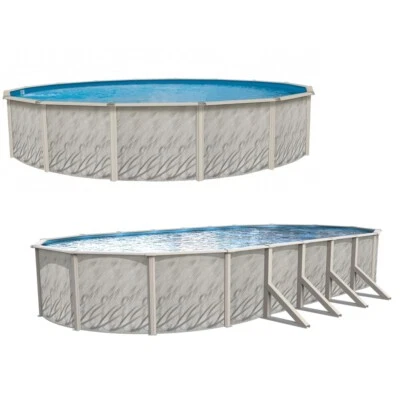 Lake Effect MEADOWS Above Ground Swimming Pool w/ Liner & Skimmer - Image 1 of 3