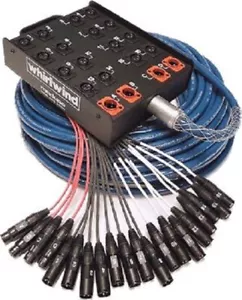 Whirlwind MS-20-0-NR-150 20ch Box to Fan Audio Snake 20XLR no returns 150FT - Picture 1 of 2