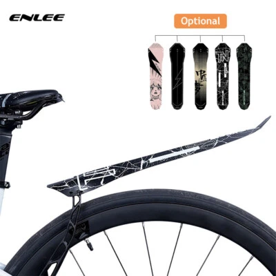 ENLEE Quick Release Lightweight MTB Bicycle Rear Fenders Road Bike Mudguard - Image 1 of 4