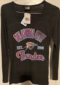 New New Era Oklahoma City Thunder Long Sleeve T-Shirt Size Medium - Picture 1 of 3