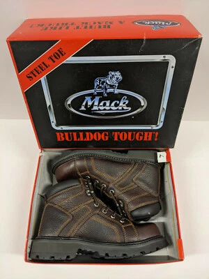 Nuevas Botas de Trabajo Mack Puntera de Acero Gorman Marrón Talla 7 Bulldog Resistentes  Foto 1 de 4