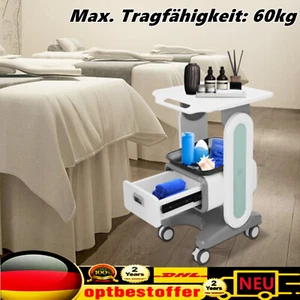 Rollwagen Medizinischer Wagen m/Rädern Kosmetikwagen Trolley Dental Geräteträger - Bild 1 von 14
