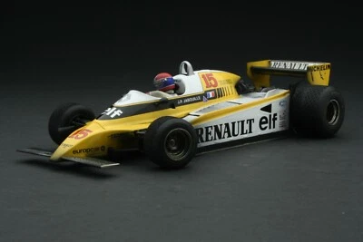 Exoto | 1:18 | RACE WEATHERED | 1980 Renault Gordini RE-20 Turbo F1 w/ Figurine - Image 1 of 4