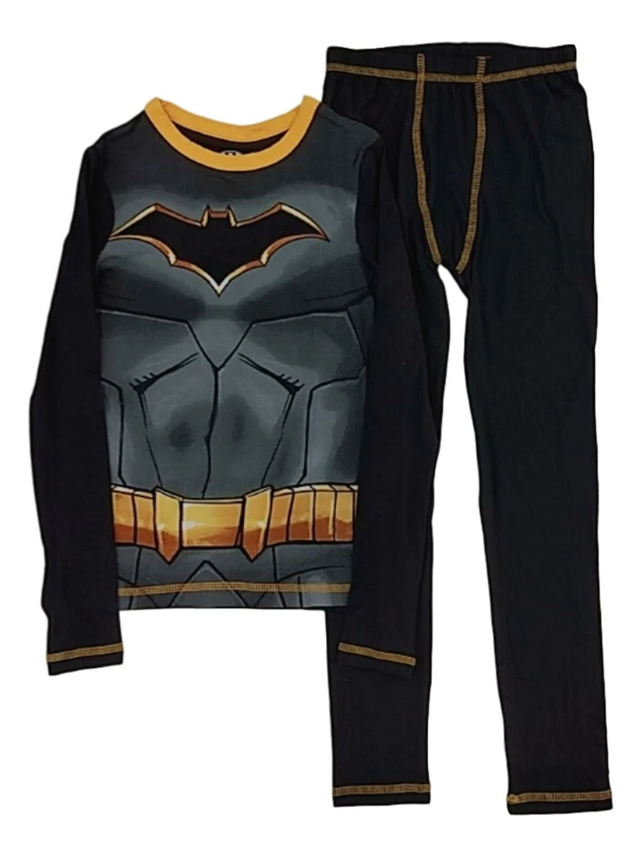 Ropa interior térmica Long Johns DC Boys negra Batman Superhéroe Foto 1 de 1