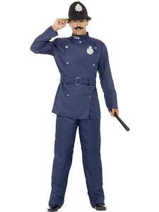 London Bobby Costume Classic Victorian Police Halloween Fancy Dress Costume - Picture 1 of 5
