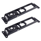 2x Door Hinge Steel Side Foot Pedal Step Fit For Jeep Wrangler JK Unlimited mn