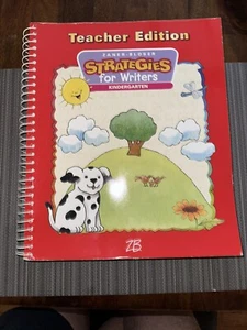ZANER-BLOSER STRATEGIES FOR WRITERS KINDERGARTEN- TEACHER EDITION, VERY GOOD - Picture 1 of 7