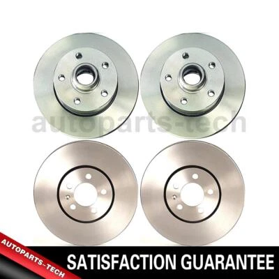 4x Rotores de freno de disco delanteros traseros Brembo para Volkswagen Corrado 1994 1994 Foto 1 de 4