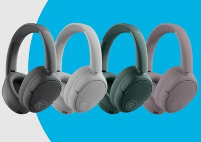 JLab JBuds Lux ANC Wireless Headphones Hybrid Over-Ear Bluetooth Premium Headset - Image 1 of 4