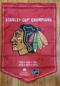 Molson Coors NHL Banners Chicago Black Hawks Bedard - Picture 1 of 1