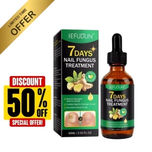 7-Day Toenail Fungus Treatment – Extra Strength Repair for Discolored Nails 60ML - Picture 1 of 7