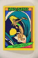 Rad-Dudes 1990 Puzzle Trading Card # ( 98 ) Surfin Stacy L012824