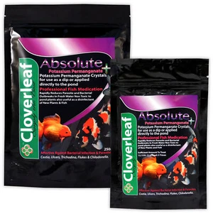 Cloverleaf Absolute Potassium Permanganate 100/250g Pond Treatment Fish - Picture 1 of 3