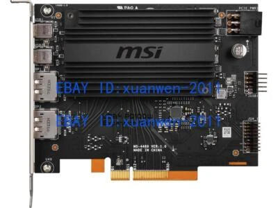 MSI USB4 PD100W Expansion Card Dual USB 4.0 Supports PCIe 4.0 x4 port - Image 1 of 4