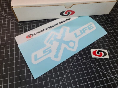 LSX Life Decals LS Racing Lifestyle Window Sticker Corvette Camaro CTSV Firebird - Image 1 of 3