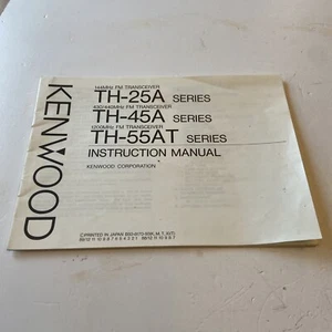 Original Kenwood TH-25A TH-45A TH-55AT Series Instruction Manual #J - Picture 1 of 24