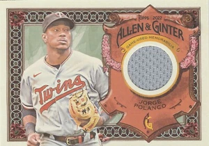 2022 Topps Allen & Ginter Jorge Polango Relic Memorabilia AGRA-JP - Picture 1 of 1