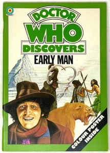 Doctor Who DISCOVERS Early Man with colour poster (Target Books) - Picture 1 of 4