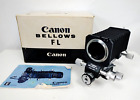 Nos ~ Vintage Canon Bellows Fl W/ Box & Instructions ~ Super Clean!! ~ Japan