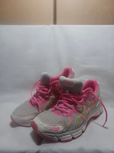 Zapatos de entrenamiento para correr Asics Gel Excite 2 para mujer talla 9,5 rosa verde gris blanco - Imagen 1 de 9
