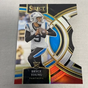 2023 Panini Select Bryce Young RC Die Cut Premier Black & Red Prizm #167 Rookie - Picture 1 of 12