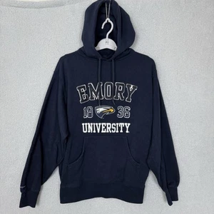 Jansport X Emory University Hoodie Men's Small Pullover Dark Blue Embroidered - Picture 1 of 9