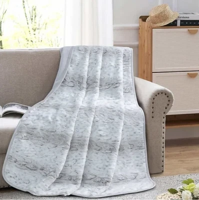 BNWT Plush, Waterproof, Oversized Faux Fur Pet Blanket, 60" x 70" - Image 1 of 4