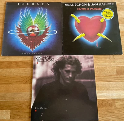 Journey + Neal Schon + Michael Bolton : 3xLP Vinyl Bundle/Joblot - Image 1 of 4