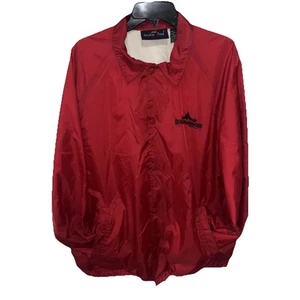 Vintage 90s Diamond Jacks Casino Shreveport Windbreaker Rot Herren XL - Bild 1 von 4